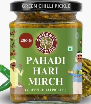 Himgiri Organic Pahadi Hari Mirch Pickle